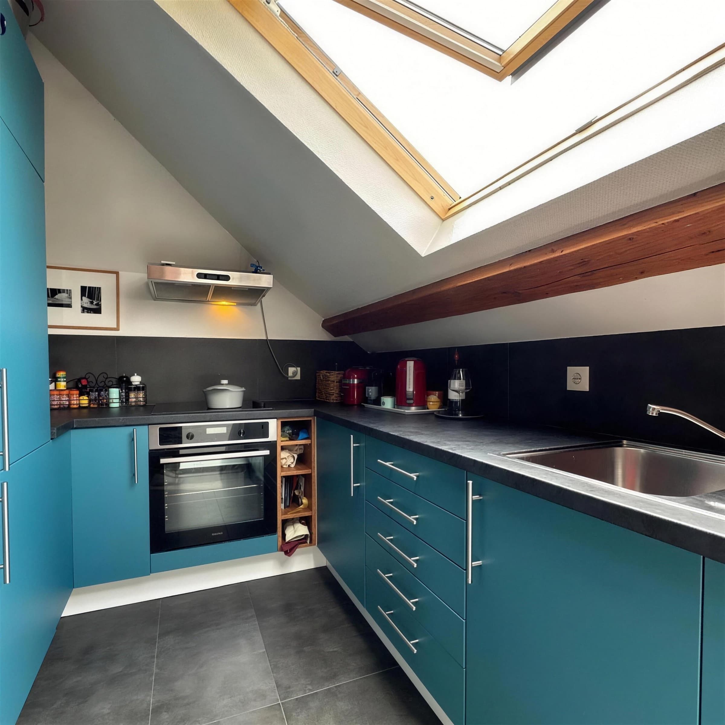 Cuisine sous combles